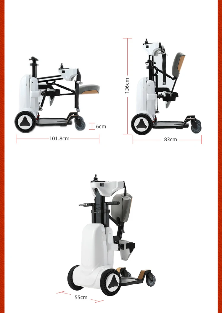 Wholesale motorized Battery powered electric standing wheelchair manufacture