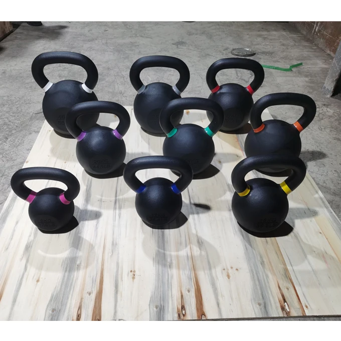 Cast Iron Kettlebell With Powder Coated Painting Kettlebell Buy 50kg Cast Iron Kettlebell
