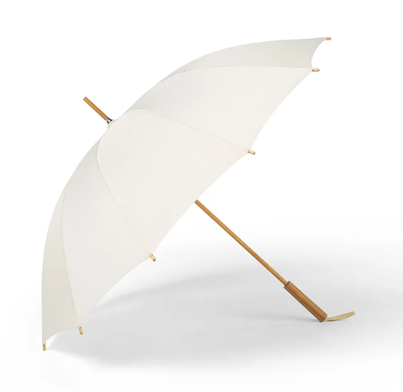 小物 Bicolor Bamboo Handle Umbrella 小物 Bicolor Bamboo Handle Umbrella Bicolor Bamboo Handle Umbrella