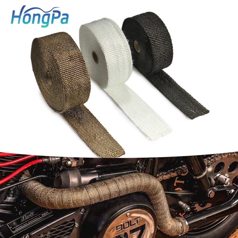 5m 10m Motorcycle Exhaust System Accessories Heat Wrap Universal
