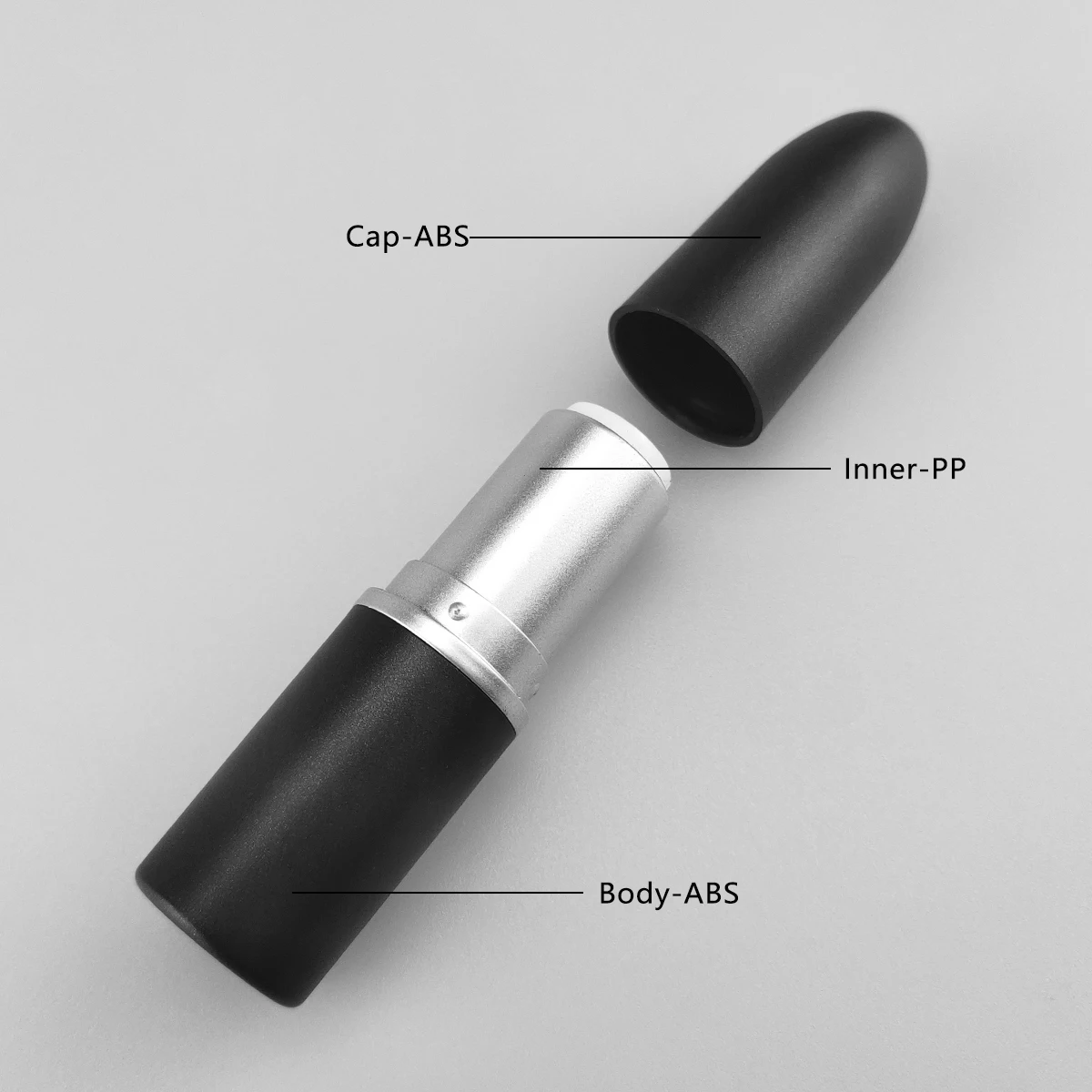 Bullet Shape Design Glitter Gold Color Lipstick Container Luxury Lipstick Tube for MAC