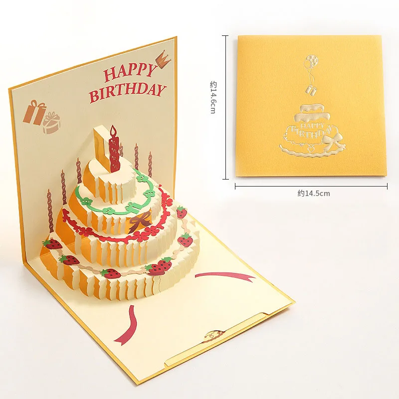3d Pop Up Greeting Card And Birthday Card Ready In Stock Wholesale