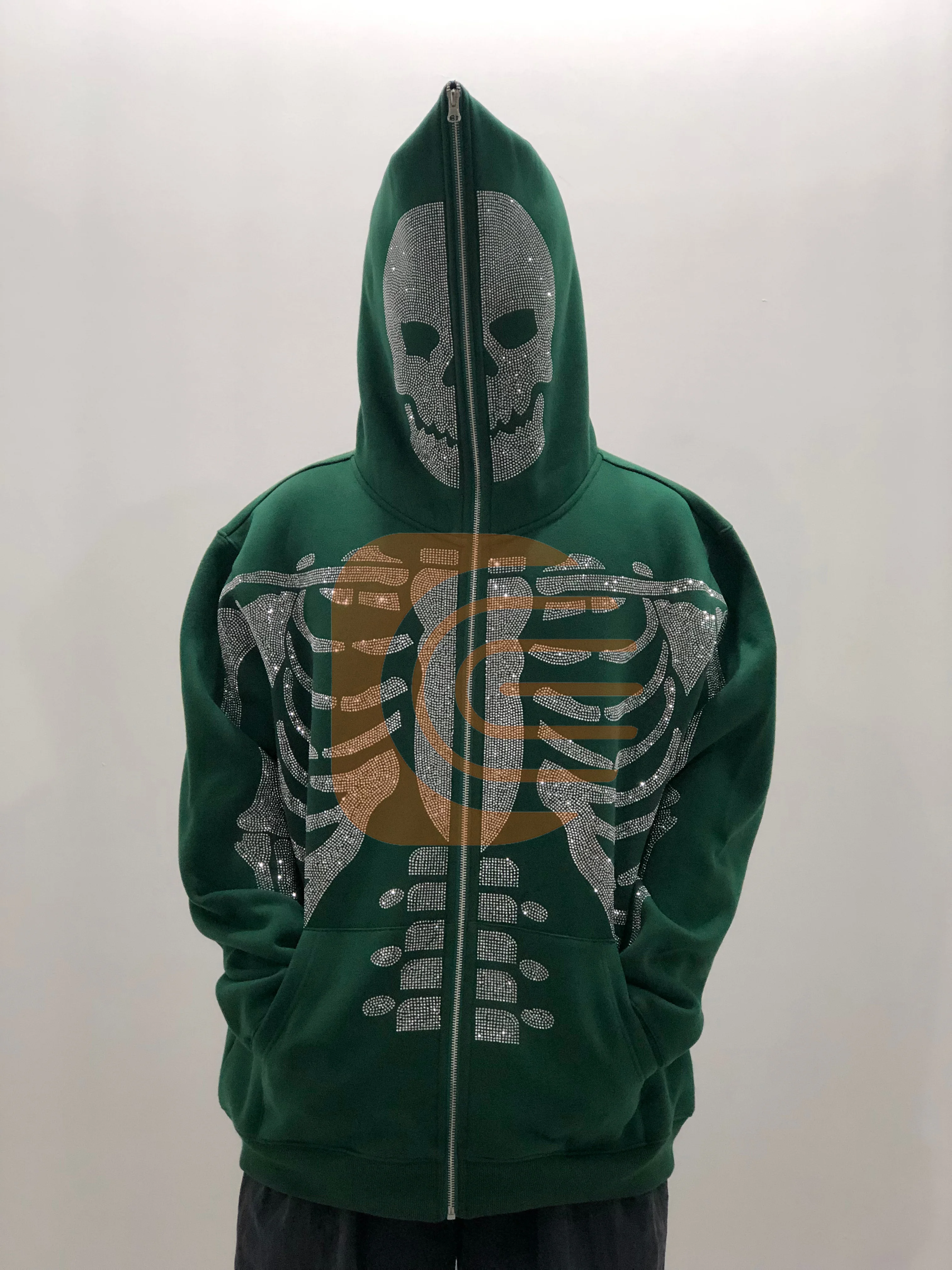 Skeleton hoodie rust фото 41