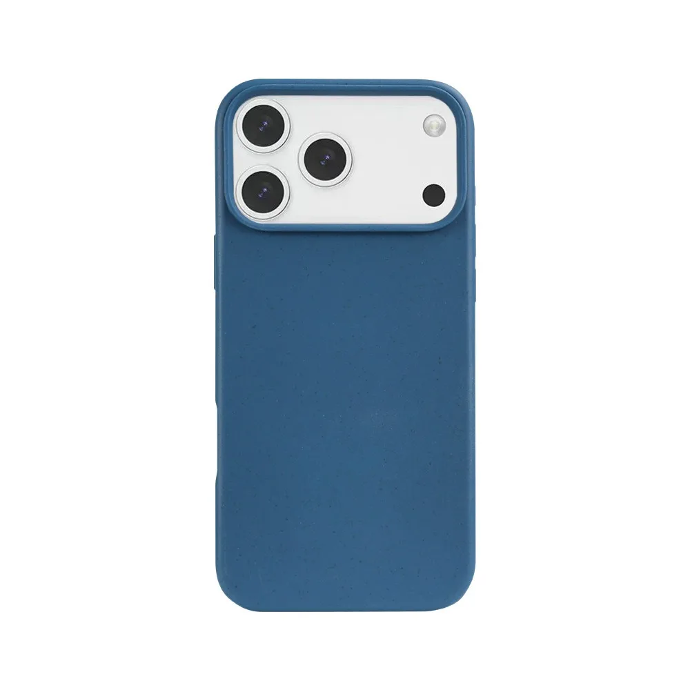 product laudtec eco friendly biodegradable wheat tpu case pure color phone cover custom logo for iphone 17 air 16 15 pro max sjk1106-8