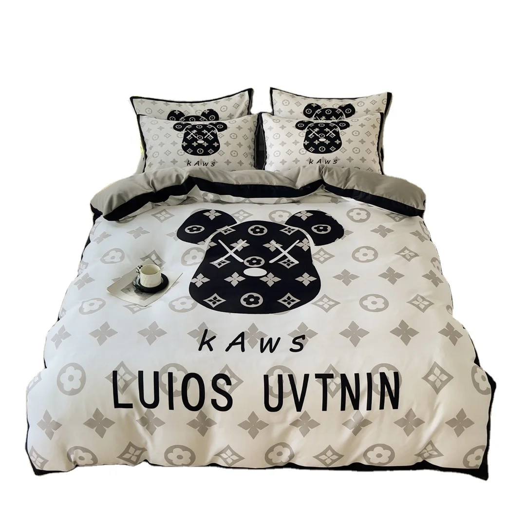 Black Mickey Mouse Louis Vuitton Bedding Sets Bed Sets, Bedroom Sets,  Comforter Sets, Duvet Cover, Bedspread