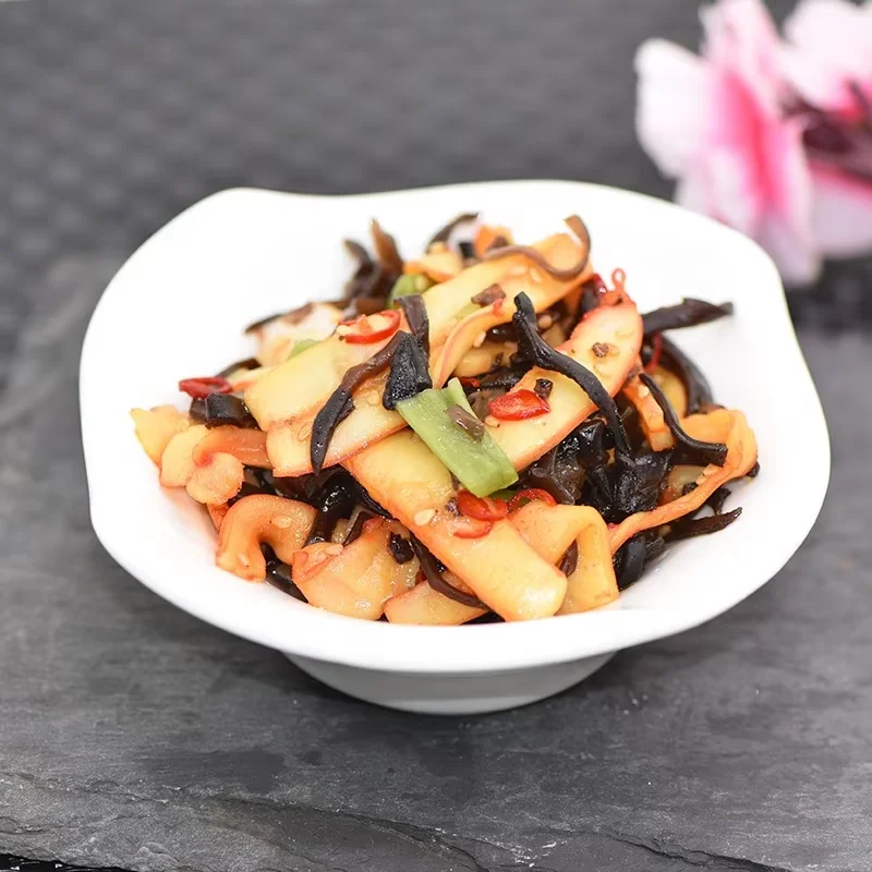 Highly Competitive Prices Factory Stock Frozen Appetizer Seasoned Squid Salad Chuka Ika Sansai for Sushi