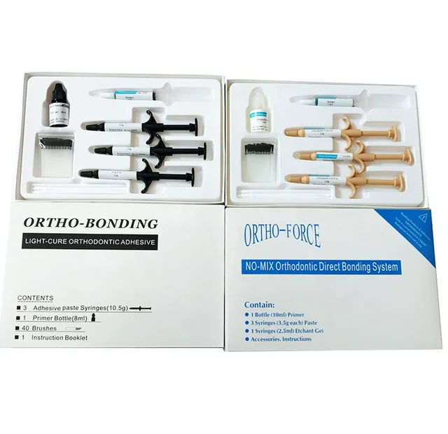 Orthodontic Dental Product Adhesive Bonding Blue Glue/Dental Ortho Light-cure Bonding Adhesive