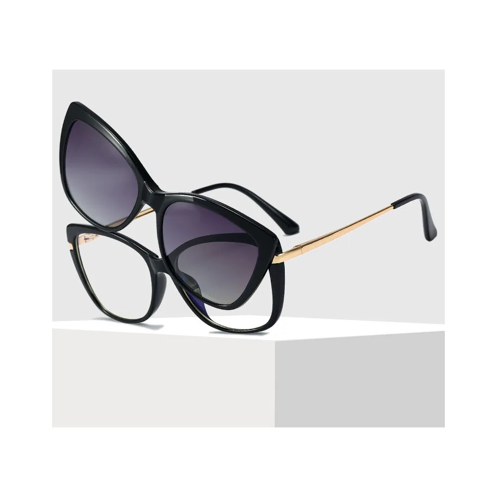Clip-on Sunglasses Gafas Con Clip On Magntico Magnetic Magnifying Glasses  Tr90 Eyeglasses Frames For Women 95829 - Buy Polarized Clip On  Sunglasses,Safety Glasses Clip,Clip On Hot Sunglasses Product on Alibaba.com