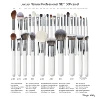 30 manches en bois blanc