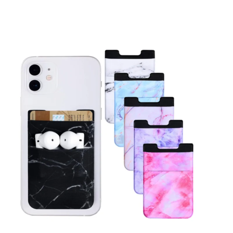 Elastic Phone Credit Card Holder Wallet Case OEM