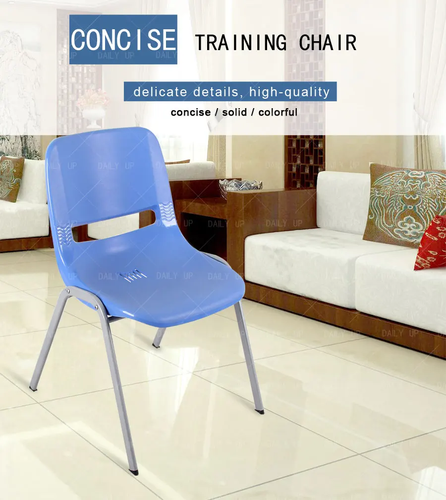 Wholesale Training Chair For Company Stackable And Breathable Metal Frame Student Chair For Tutoring And Meeting Conference Room