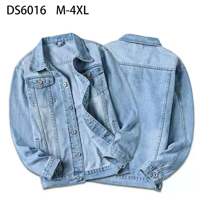 Custom Fashion Print Cotton Jean Jacket Designed Mens Denim Jacket Men
