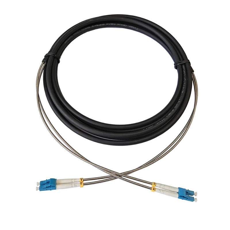 CPRI Armored Fiber Optic Patch Cord Core Duplex LC