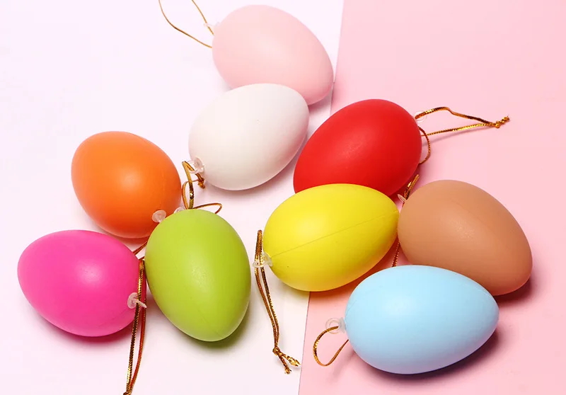 direct sale hot sale high quality plastic diy color easter egg