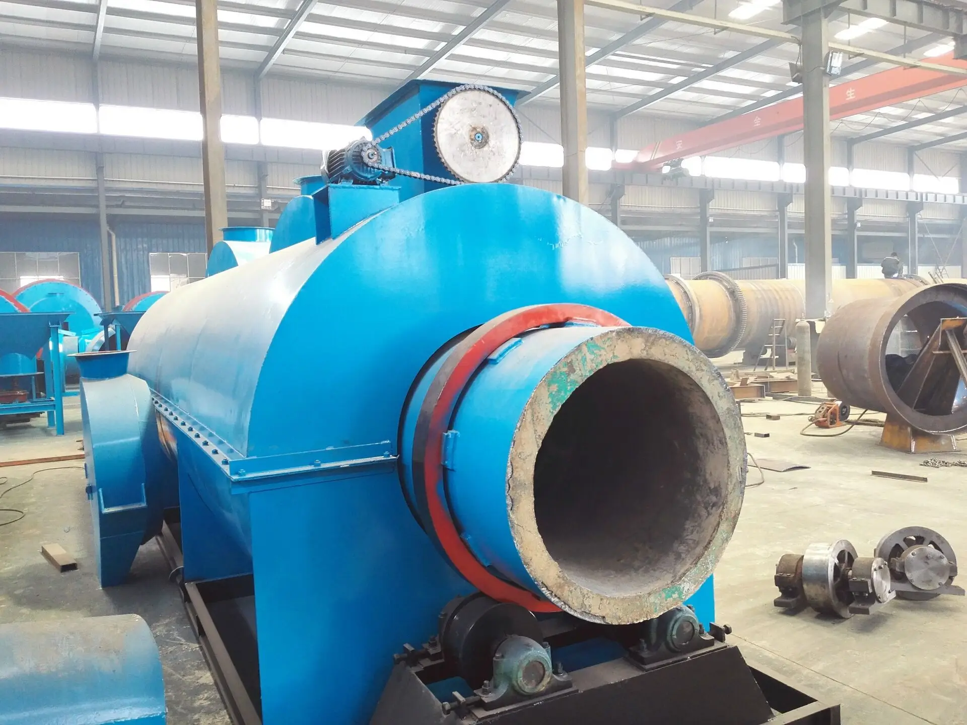 High Efficiency Bean Dregs Rotary Drum Dryer Soybean Slag Drum Dryer