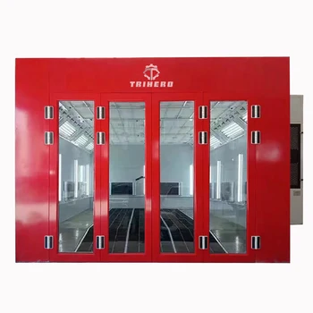 Customized 8mX4.2m Luxury Professional Auto Spray Booth Car Painting Room Fire Resistant Baking oven with CE for sale