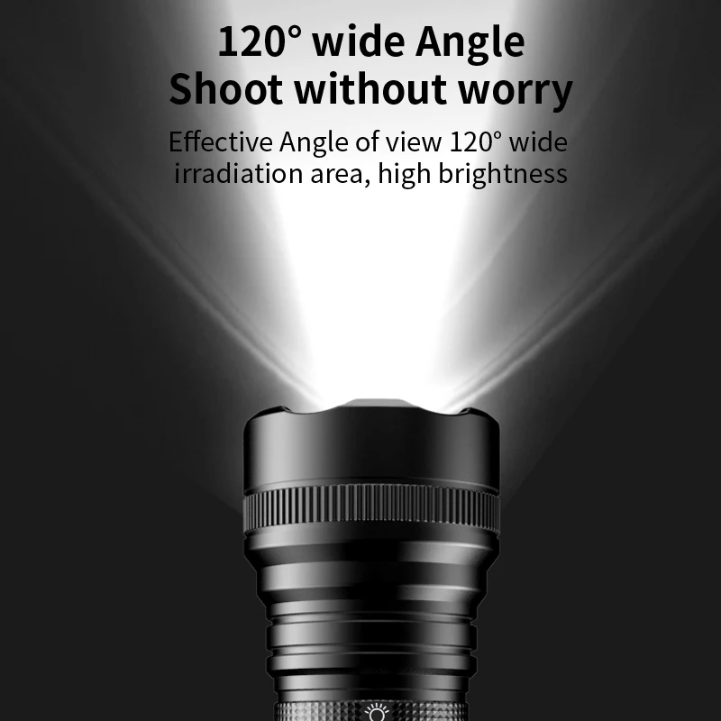 1800W Фото Видео фонарик рекордер наружный Приключения светодиодный свет водонепроницаемая Спортивная камера