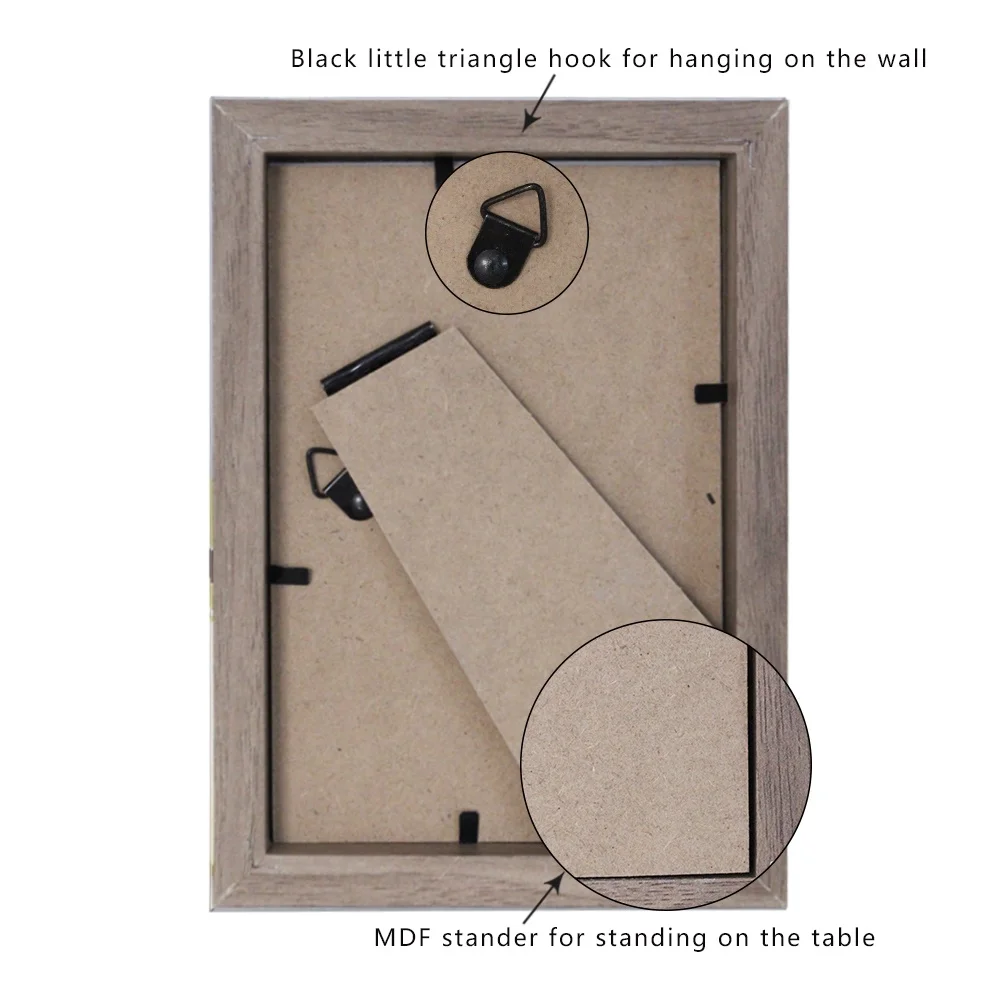 Custom All Black White 3cm 5cm Deep 8x8 8x10 10x10 12x12inch A3 A4 3d