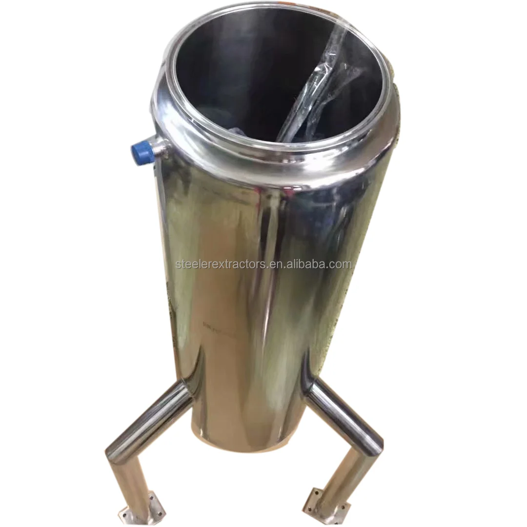 Санитарная экстракция SS304 10 дюймов X 28 дюймов жаккардовый сосуд с четырьмя ножками