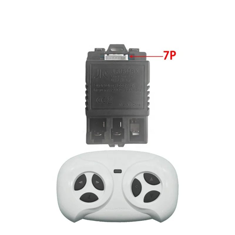 Jr1810rx 7p Kids Electric Toy Car 2.4g Rc Motor Controller Transmitter