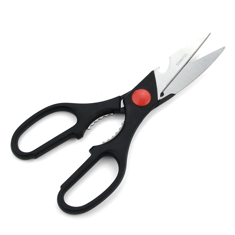 Низкий минимальный заказ регулируемые черные острые простые в использовании офисные школьные кухонные ножницы