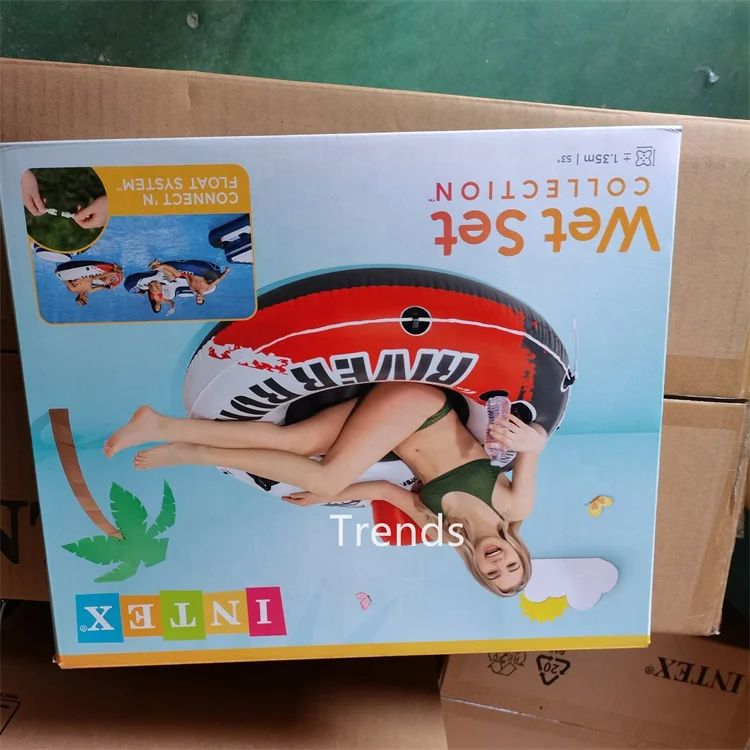 Intex 56825 Camo River Run Single Water Drifting Circle Mat