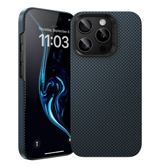 Real Carbon Fiber Covers For Iphone 13 14 15 16 Pro Max Mobile Phone Skin Cover Ring Magnetic Case Myc9052 Laudtec