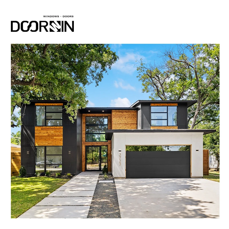 Doorwin Residential Dallas Project Modern Villa Windproof Aluminum Tilt Turn Windows