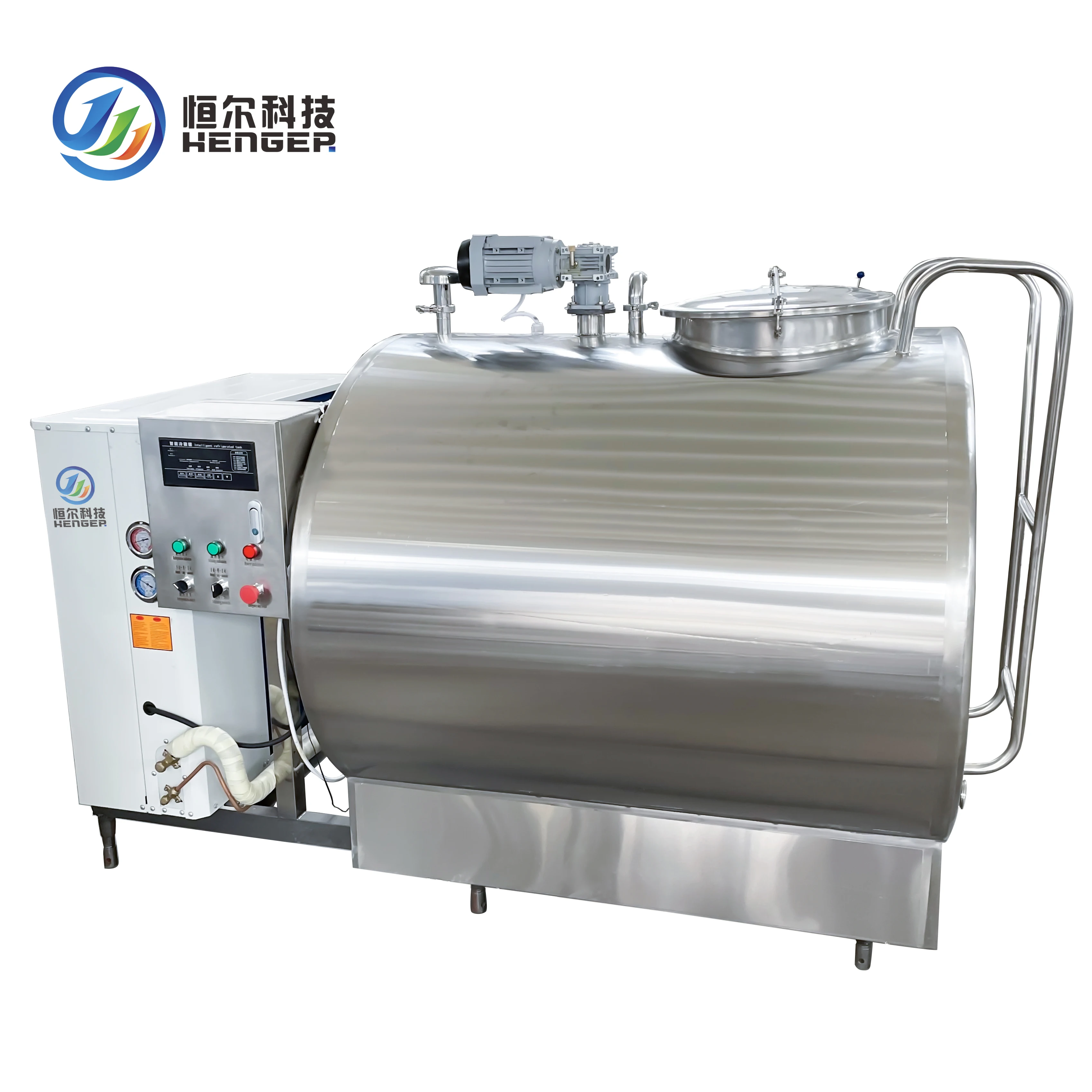 1000l Milk Cooling Tank 1000iter Horizontal Milk Storage Tank Milk ...