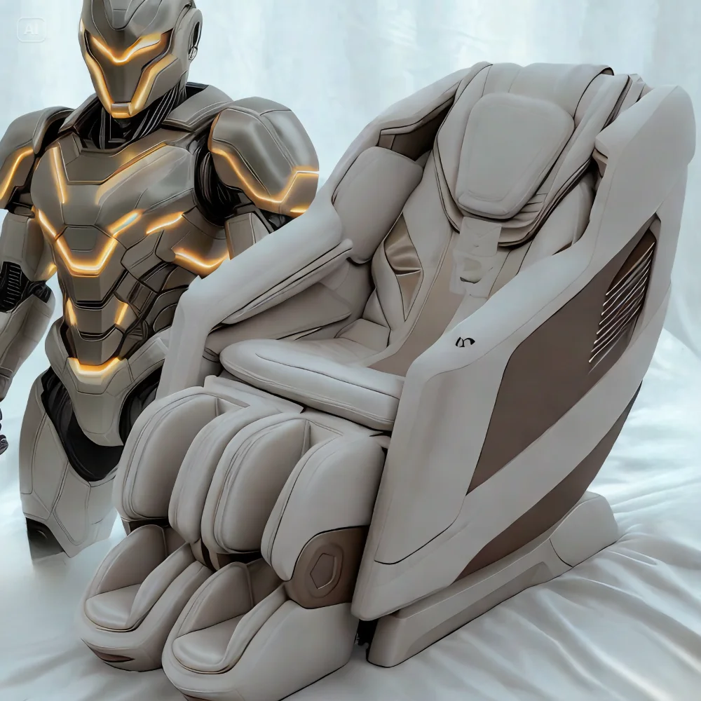 RT Walk Leg Rollers Massage Chair Full Body 6d Zero Gravity Luxury Therapeutic Electric Armchair