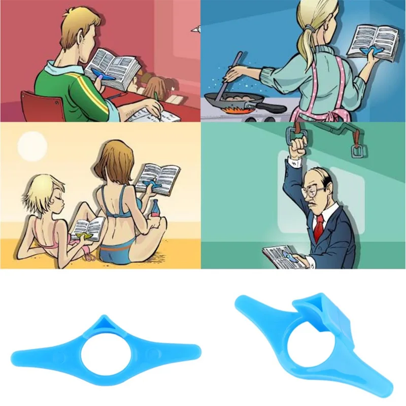 Thumb Ring Book Open Paper Page Holder Bookmark Clip For Reading