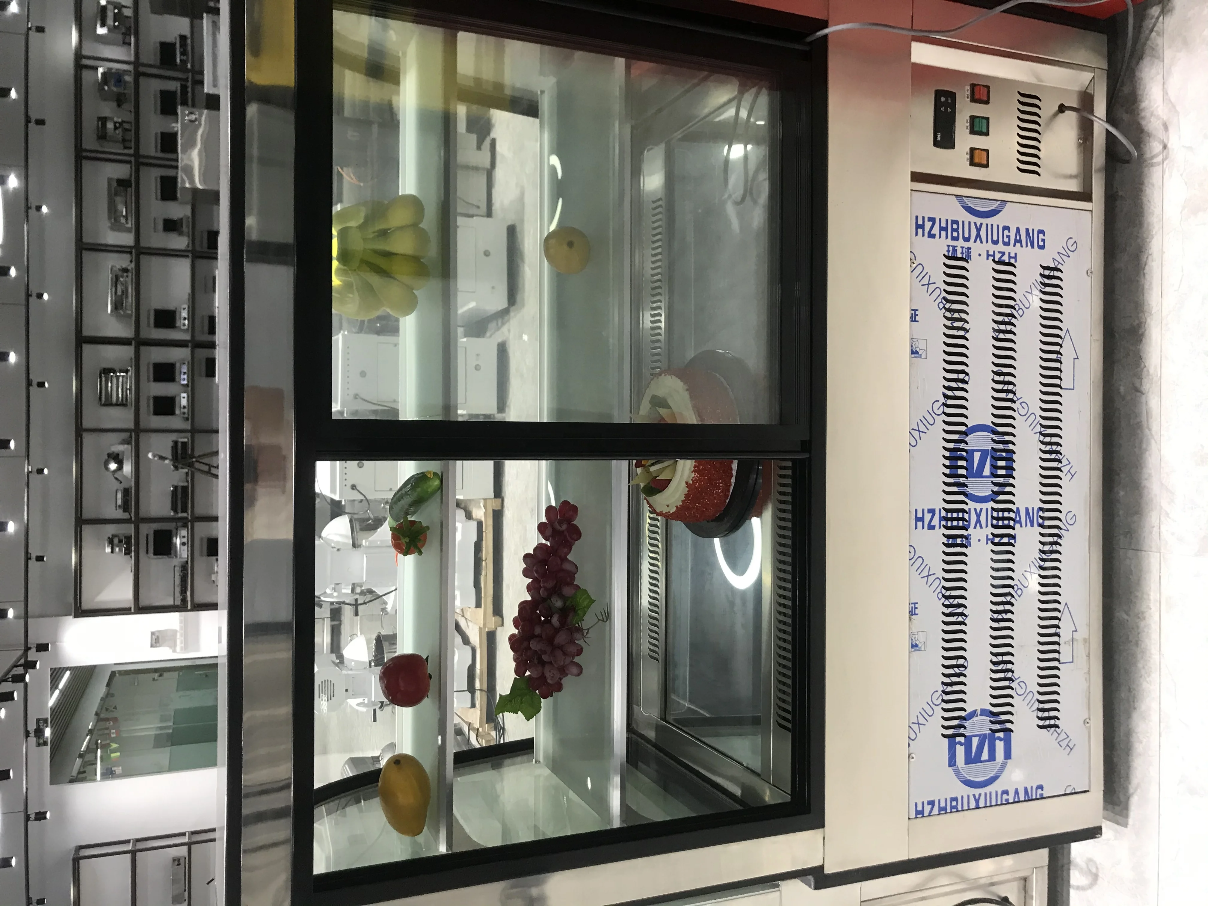 業務用ディスプレイケーキ冷蔵庫ショーケーススナックショーケース