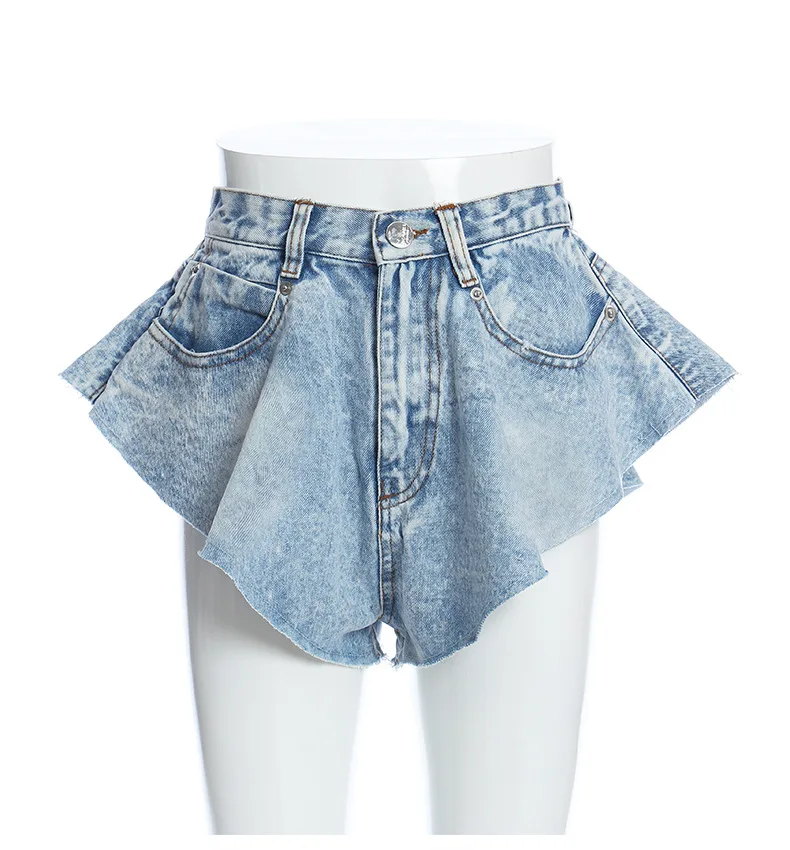 loose leg jean shorts