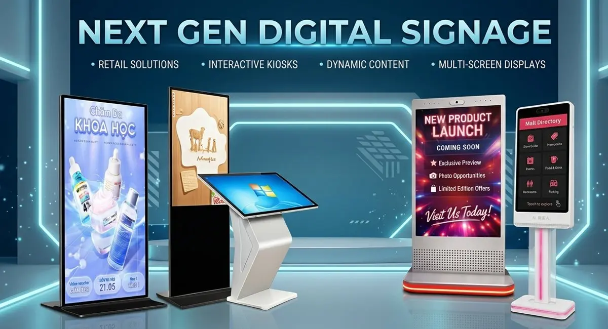 Digital Signage Kiosk Manufacturer | Interactive Touchscreen Display ...