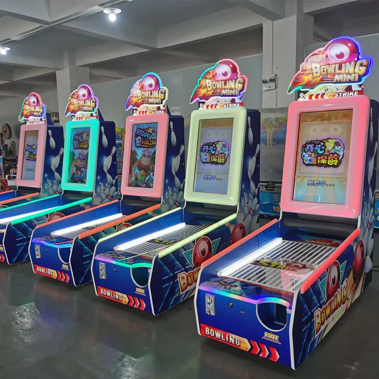 Indoor Sport Coin Operated Arcade Game Kids Bowling Games Simulator Mini Bowling Machine Price