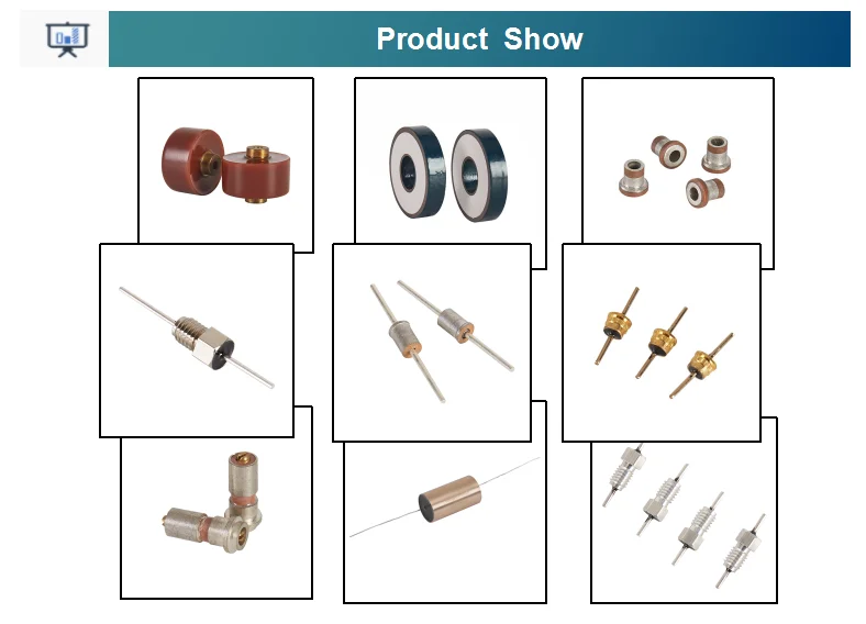 Glass Glaze Package Filter Capacitor/goldplated Ceramic Capacitor