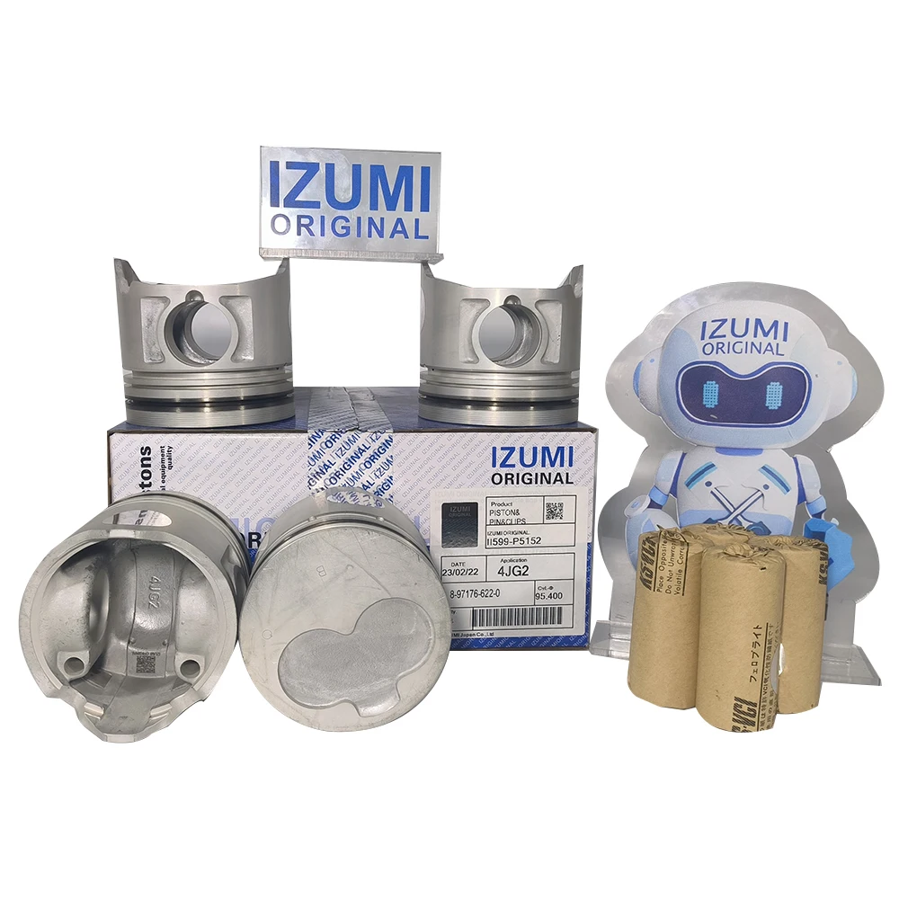 IZUMI Original 4JG2 Engine Pistons - High Quality Spare Parts