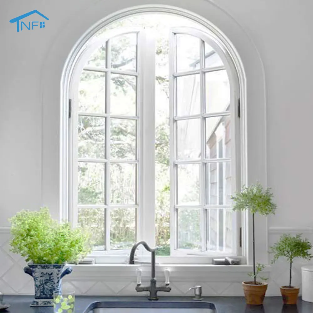 Wood Arched Window Frame