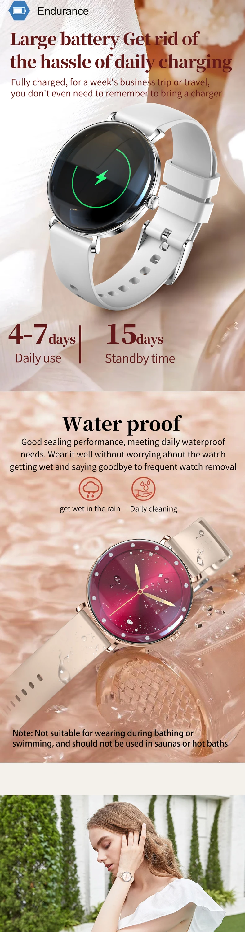 product zinc alloy amoled display smart watch km85 for women men chip rtl8773e custom faces phone call health tracker smartwatch 2025-11