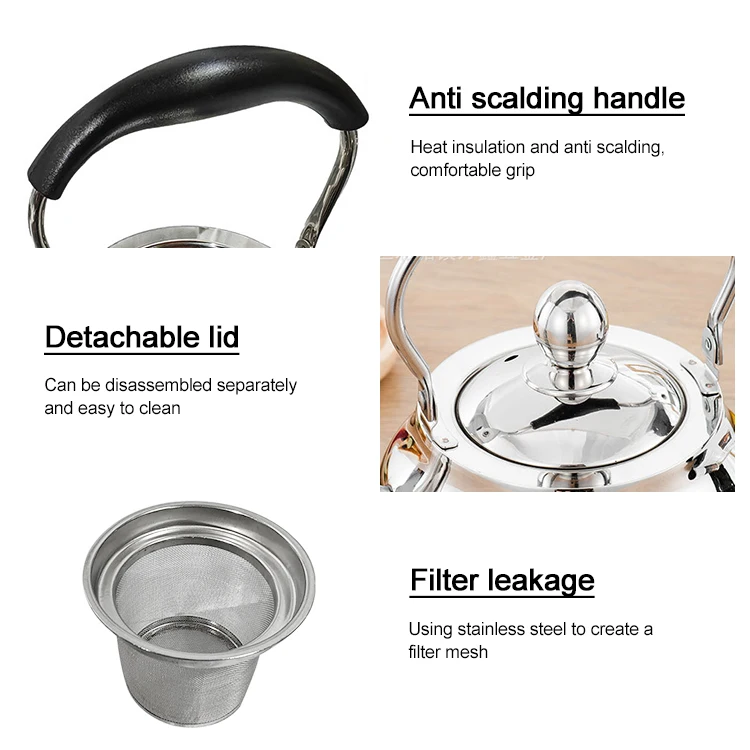 Tea Kettle Target Stainless Steel Kettle Stainless Steel Teapot 1.5L With Filter ...