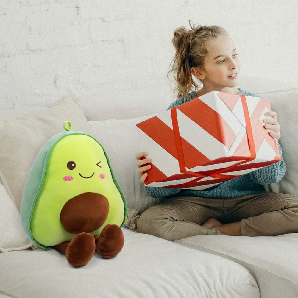 YGCHEN Almohada De Peluche Aguacate – Cojín De Fruta De 30 Cm Para Niños, Decoración De Hogar Y Regalo Original