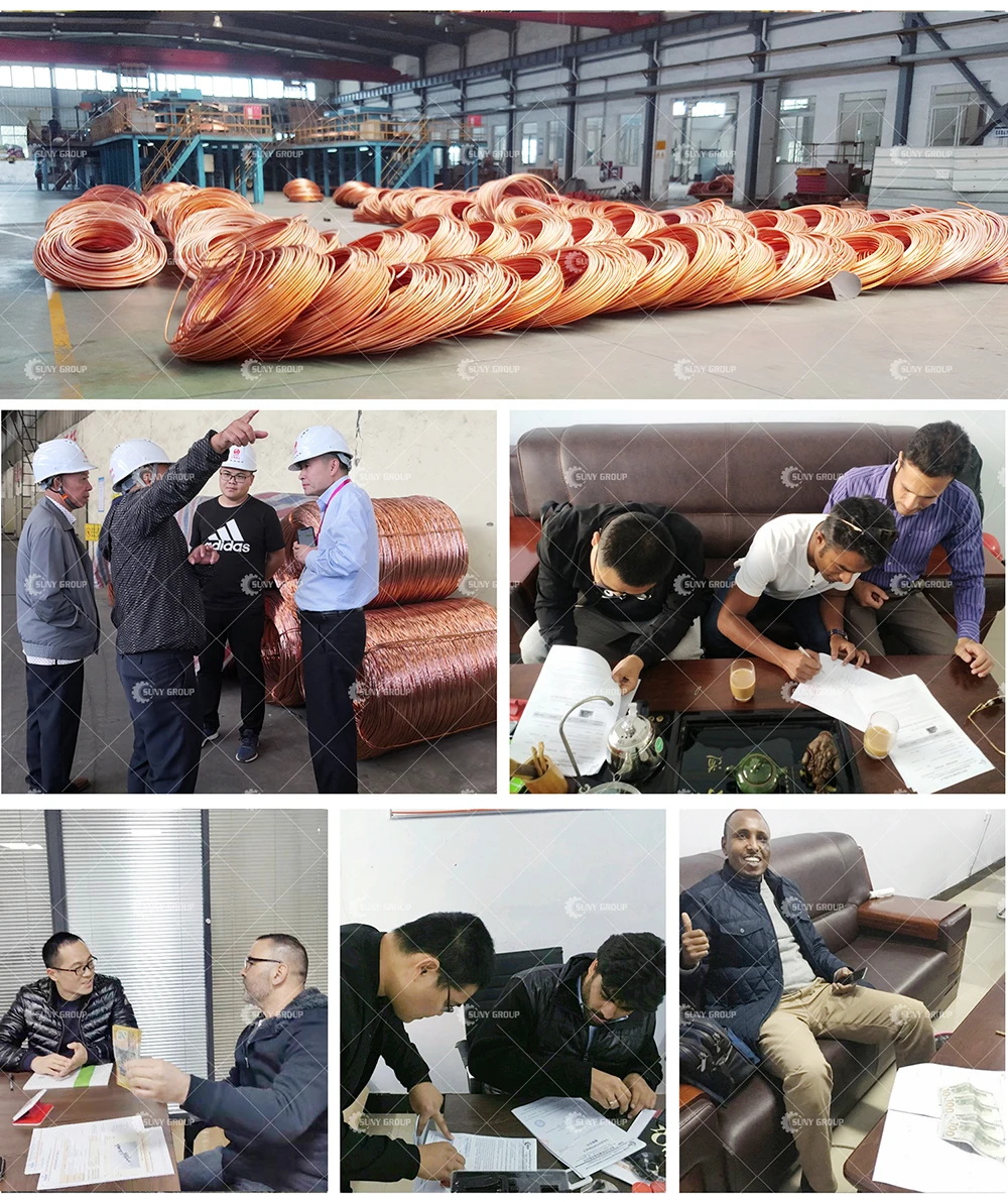 Copper Rod Wire Upcasting Machine Continuous Upcasting Production Line