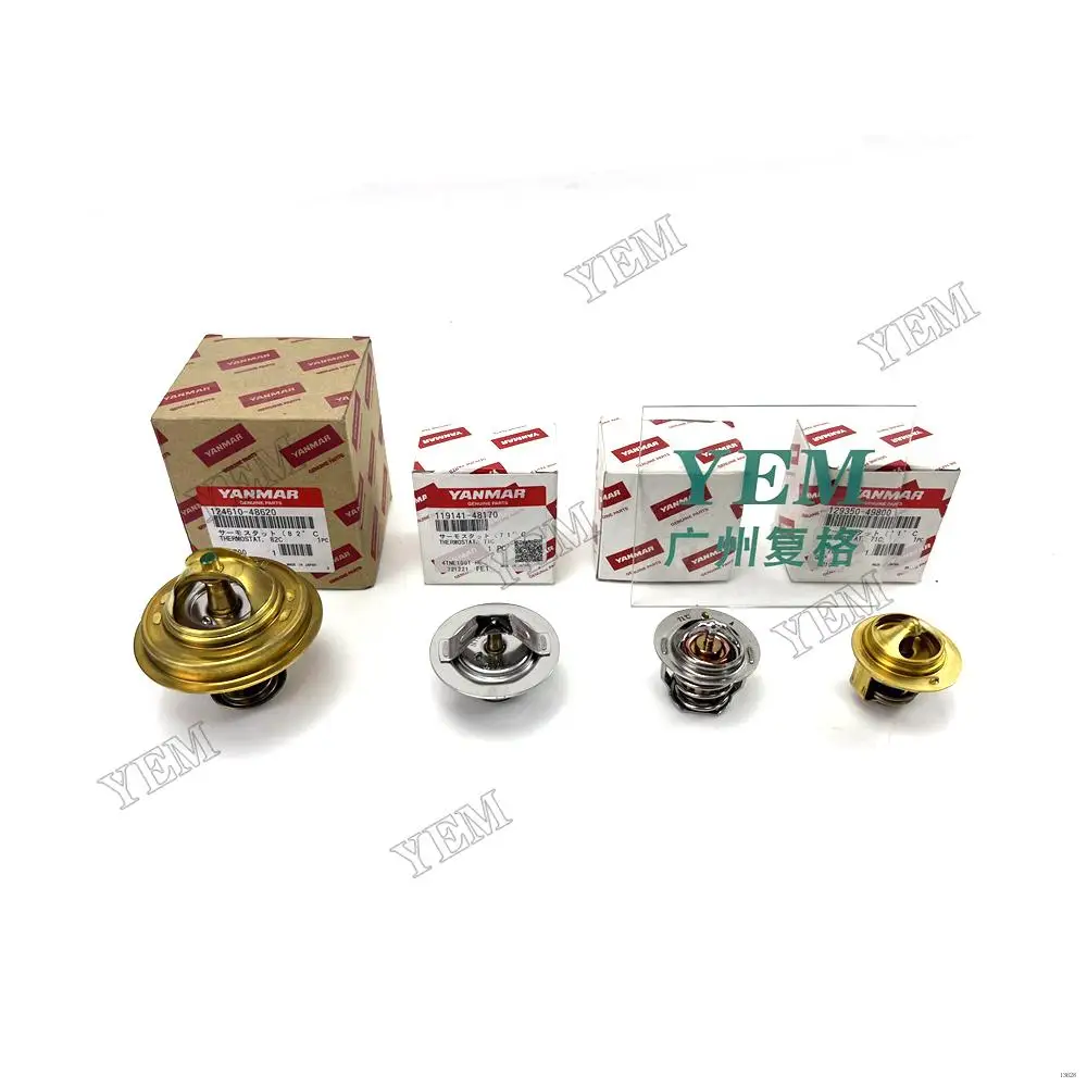 China Supplier 3TN66 3TN66T Thermostat 119260-49800 Fit for Yanmar 3TN66 Engine Overhaul Kit.