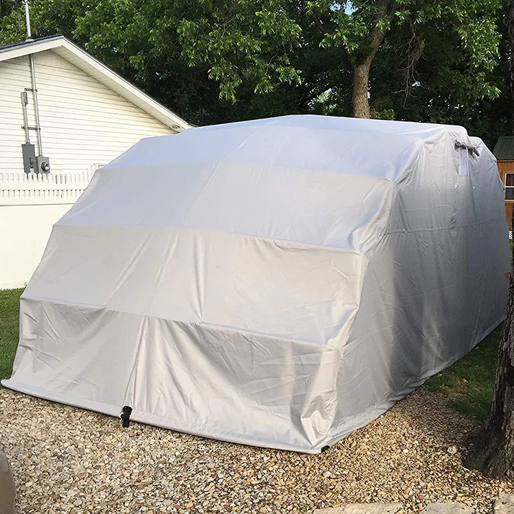 HOMFUL Fully Automatic Remote Control Foldable Car Shelter Canopy Garage Tent Portable Carport  Folding Car Garage