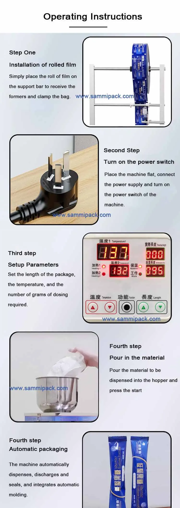 500 Gram Yerba Mate Granules Automatic Spice Packaging Machine For Water Juice Oil Tea Plastic Cans Bags Medical 6