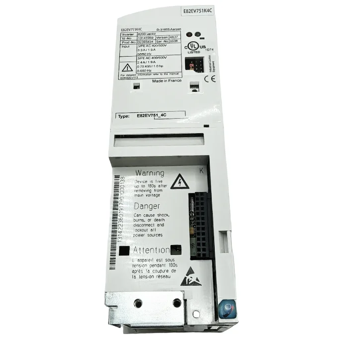E82EV751K4C Stock Function Extension for Variable Frequency Drivers Vector Frequency Converter Phase Inverter 400V 0.75kW IP20