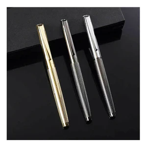 Hot Selling Gold Sliver Luxury Gift Pen Promotion Metal Pen with Custom logo Personalized Metal Roller Ball Pen