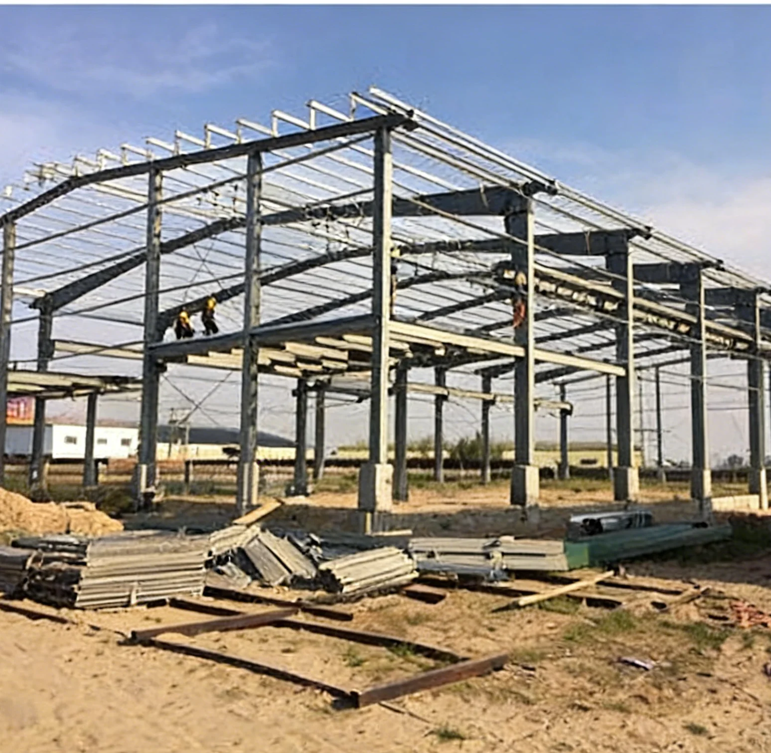 High-Strength Structural Steel Columns for Modern Warehouse Use-Steel Structure Components Prices Per Ton