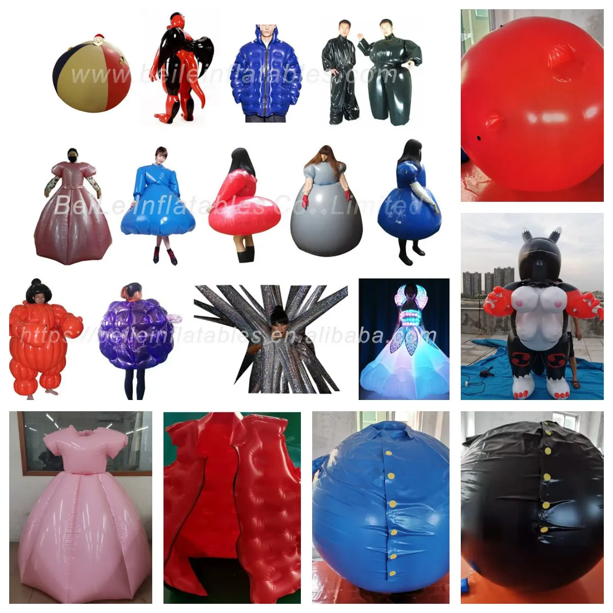 Customize High Quality Pvc Inflatable Blueberry Suit For Role Play