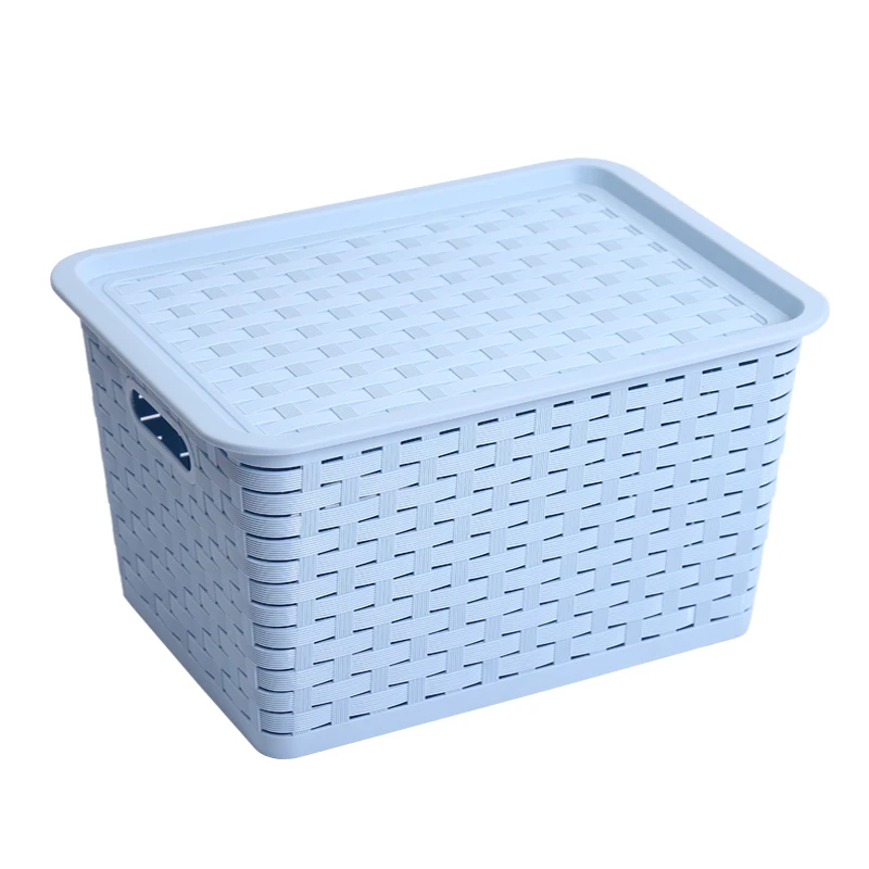 Plastic Storage Basket, Plastic Basket, Multi-Use Plastic Bins